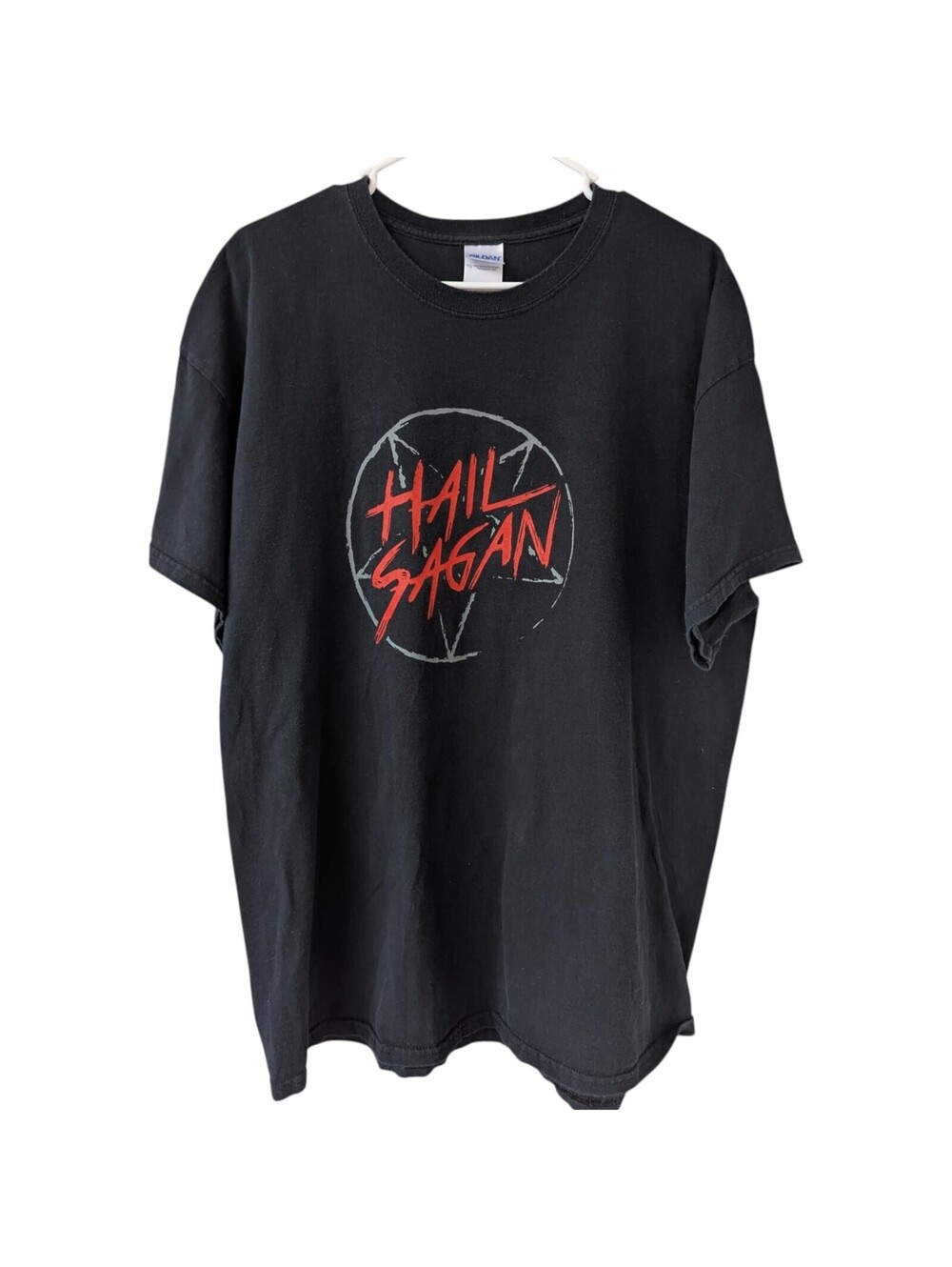 Hail Sagan Amery Pentagram Slayer Shirt XL Gildan Metal Band Tee Powerman 5000